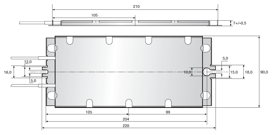 Flat Brake Resistor FBW