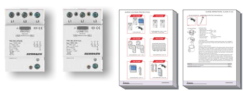 Surge Arrester Class I + II (B/C) 12,5kA (10/350)