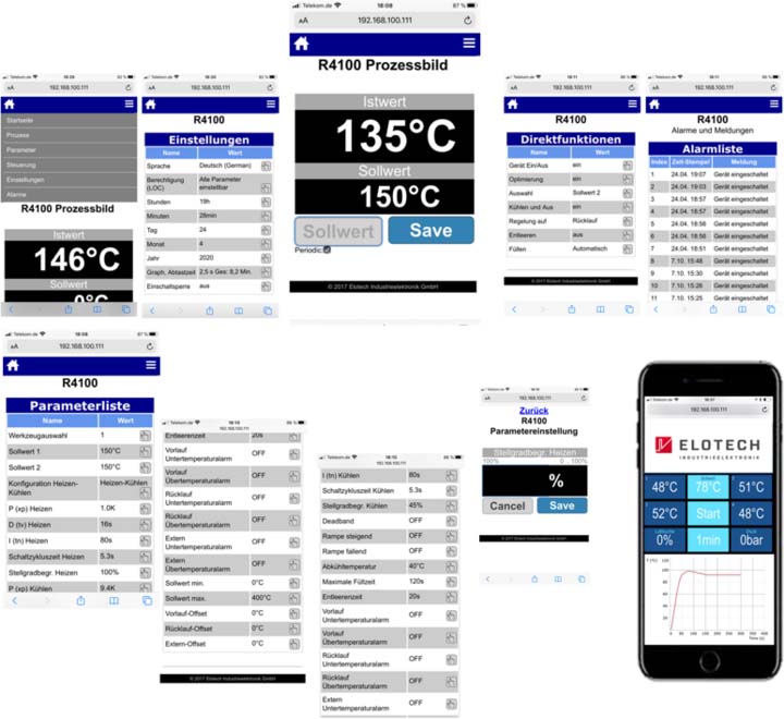 integrated webserver for remote access