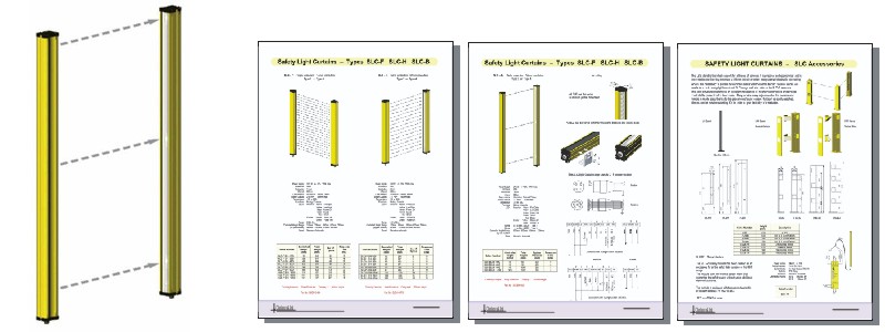 Safety Light Curtains - Type SLC-B