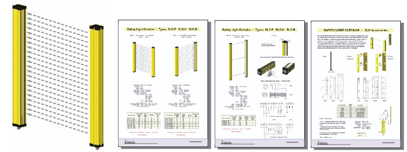 Safety Light Curtains - Type SLC-F