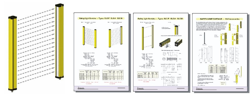 Safety Light Curtains - Type SLC-H